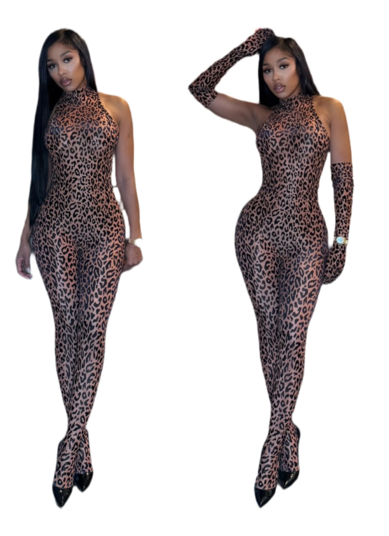 Cheetah jumpsuit
