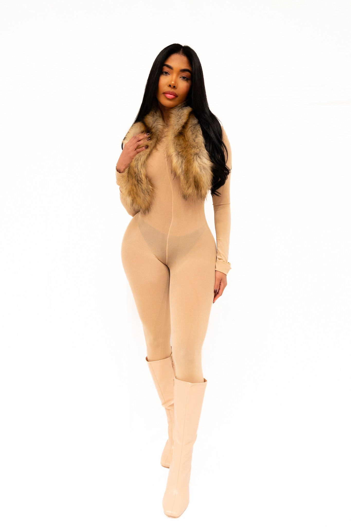 Nude body stocking